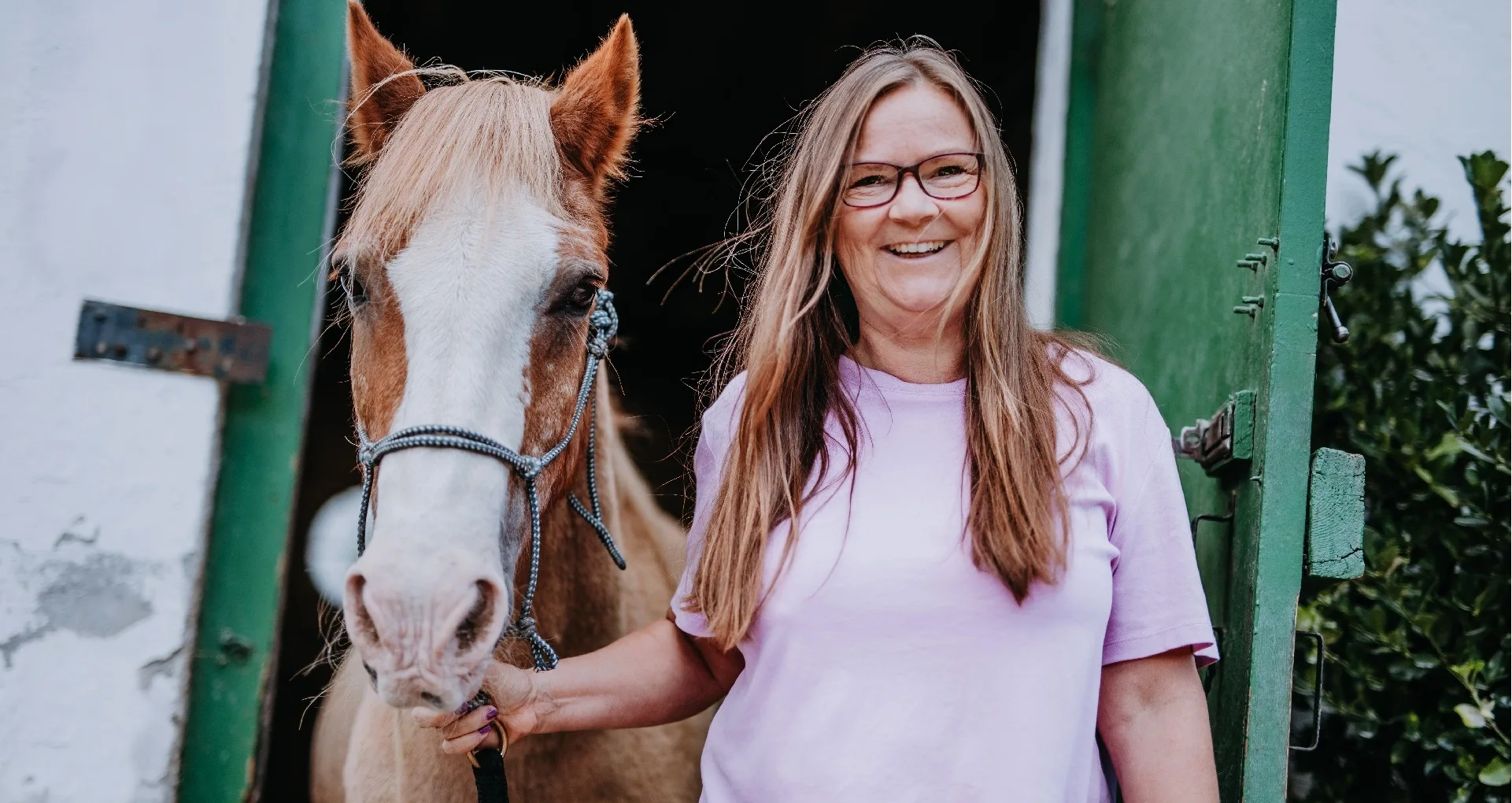 Angelique Kallenberg mit Pferd
